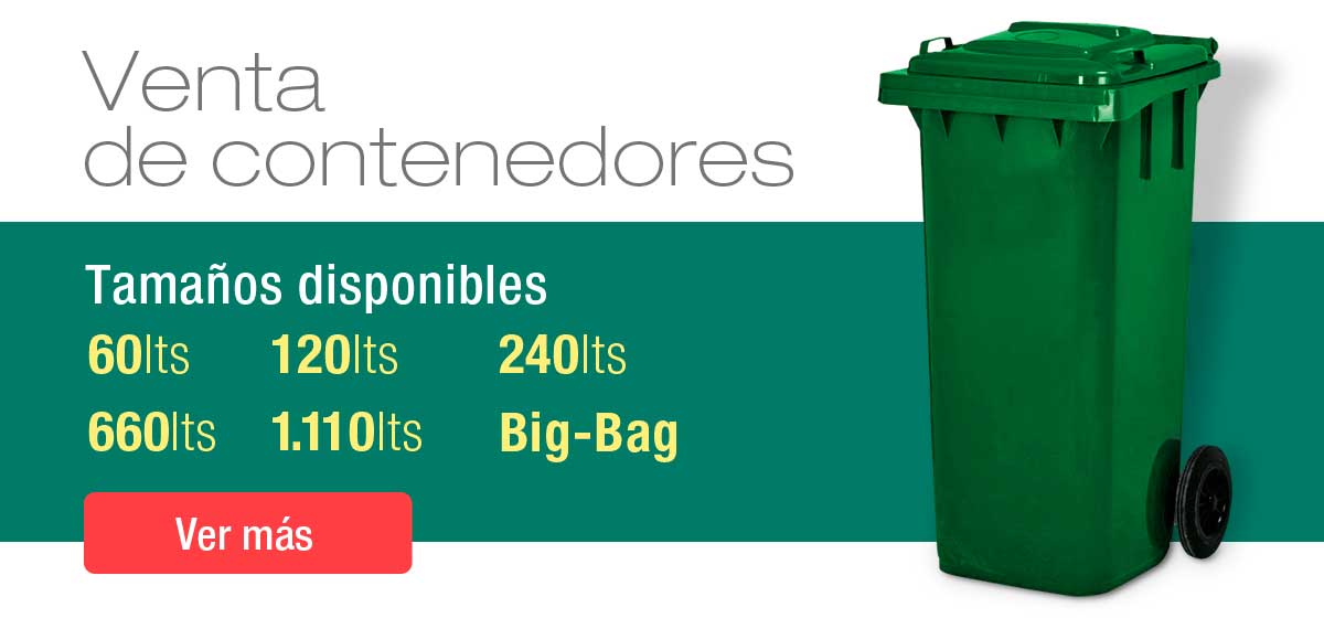 venta contenedores para residuos comerciales y domiciliarios